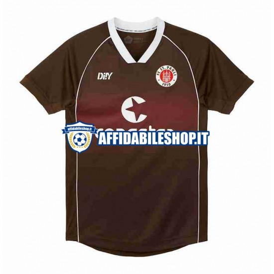 Maglia St Pauli 2023-2024 Uomo Manica Corta, Gara Home