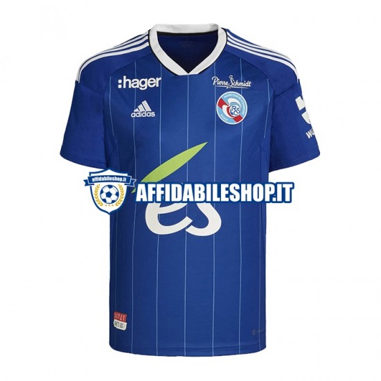 Maglia Strasbourg 2022-2023 Uomo Manica Corta, Gara Home