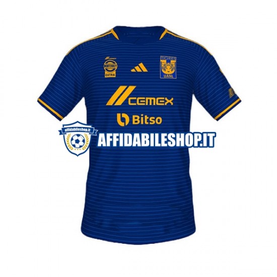 Maglia Tigres UANL 2023-2024 Uomo Manica Corta, Gara Away