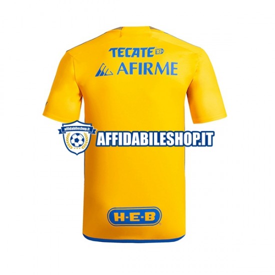 Maglia Tigres UANL 2023-2024 Uomo Manica Corta, Gara Home