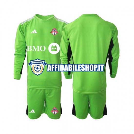 Maglia Toronto FC Portiere 2023 Bambino 3-13 anni Manica Lunga, Gara Home