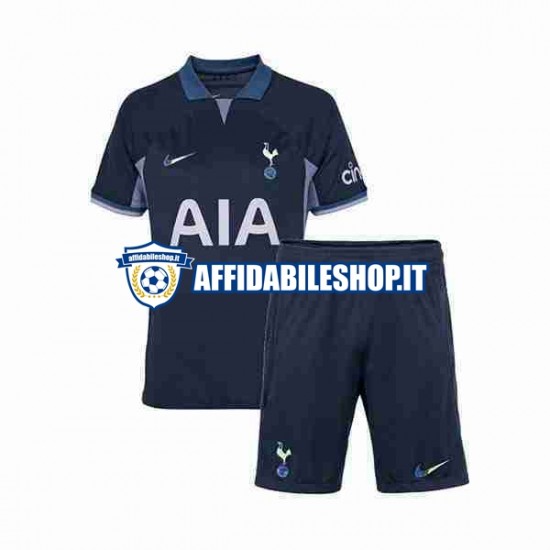 Maglia Tottenham Hotspur 2023-2024 Bambino 3-13 anni Manica Corta, Gara Away