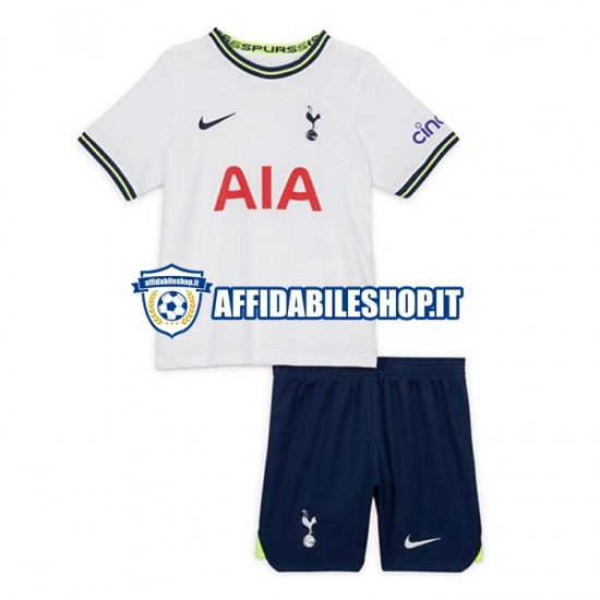 Maglia Tottenham Hotspur 2022-2023 Bambino 3-13 anni Manica Corta, Gara Home