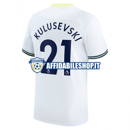 Maglia Tottenham Hotspur Dejan Kulusevski 21 2022-2023 Uomo Manica Corta, Gara Home