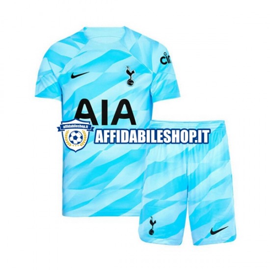 Maglia Tottenham Hotspur Portiere 2023-2024 Bambino 3-13 anni Manica Corta, Gara Home