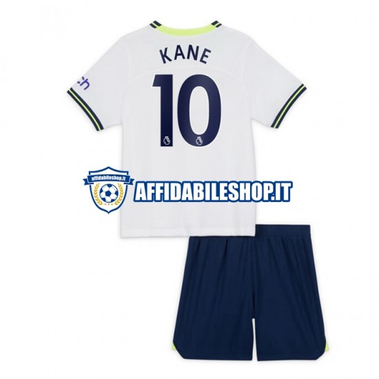 Maglia Tottenham Hotspur Harry Kane 10 2022-2023 Bambino 3-13 anni Manica Corta, Gara Home