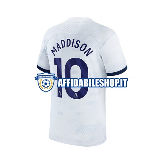 Maglia Tottenham Hotspur James Maddison 10 2023-2024 Uomo Manica Corta, Gara Home