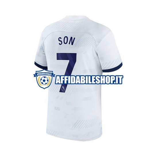 Maglia Tottenham Hotspur Son Heung-min 7 2023-2024 Uomo Manica Corta, Gara Home