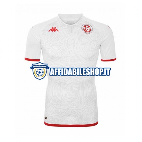 Maglia Tunisia World Cup 2022 Uomo Manica Corta, Gara Away