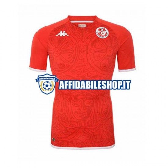 Maglia Tunisia World Cup 2022 Uomo Manica Corta, Gara Home