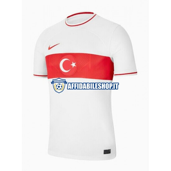 Maglia Turchia 2022-2023 Uomo Manica Corta, Gara Home