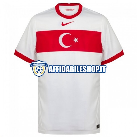 Maglia Turchia Euro 2020 Uomo Manica Corta, Gara Home