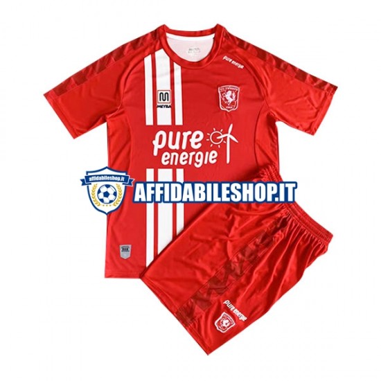 Maglia Twente 2022-2023 Bambino 3-13 anni Manica Corta, Gara Home