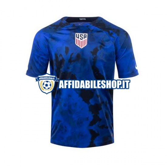 Maglia Stati Uniti World Cup 2022 Uomo Manica Corta, Gara Away