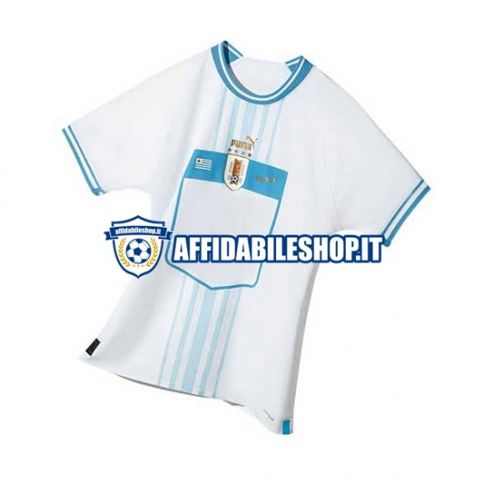 Maglia Uruguay World Cup 2022 Uomo Manica Corta, Gara Away