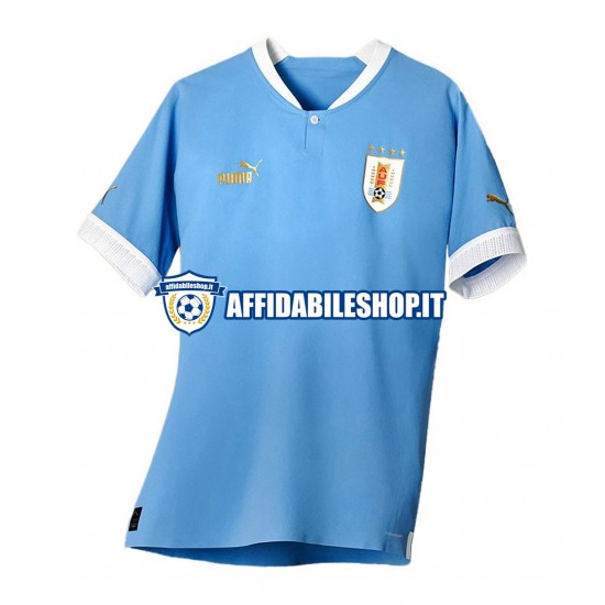 Maglia Uruguay World Cup 2022 Uomo Manica Corta, Gara Home