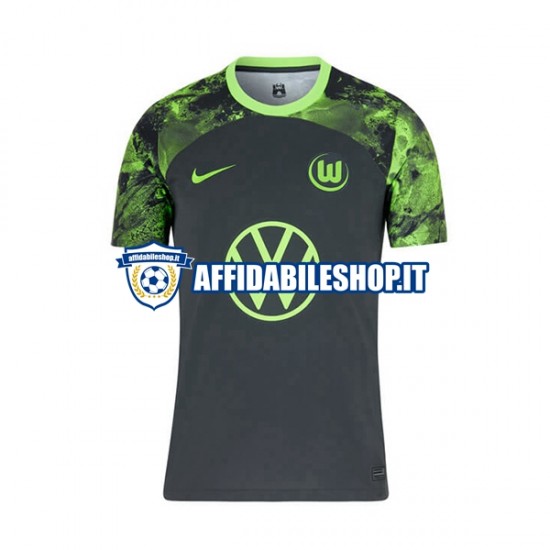 Maglia VfL Wolfsburg 2023-2024 Uomo Manica Corta, Gara Away