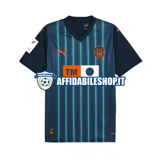 Maglia Valencia CF 2023-2024 Uomo Manica Corta, Gara Away