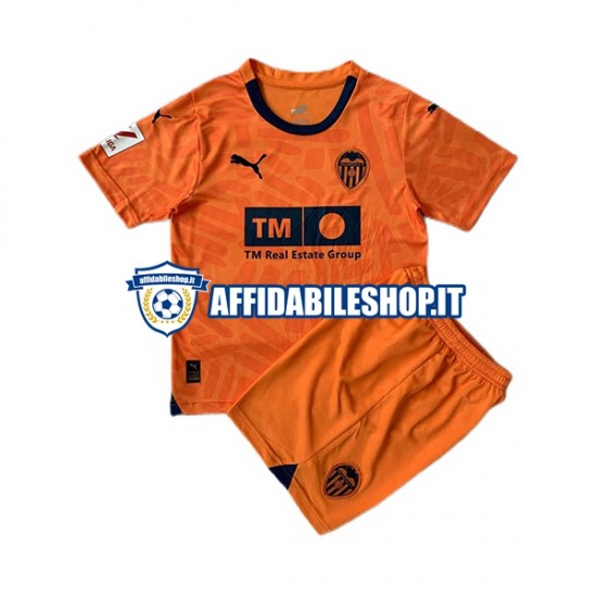 Maglia Valencia CF 2023-2024 Bambino 3-13 anni Manica Corta, Gara Terza