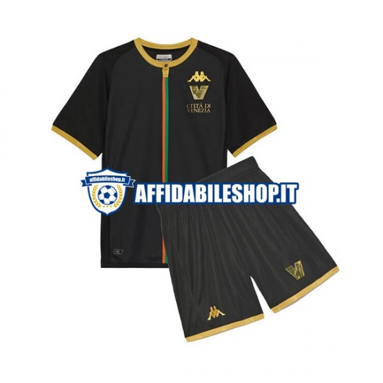 Maglia Venezia 2023-2024 Bambino 3-13 anni Manica Corta, Gara Home