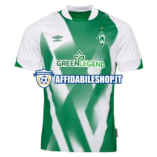 Maglia Werder Bremen 2022-2023 Uomo Manica Corta, Gara Home