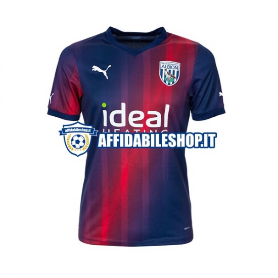 Maglia West Bromwich Albion 2023-2024 Uomo Manica Corta, Gara Terza