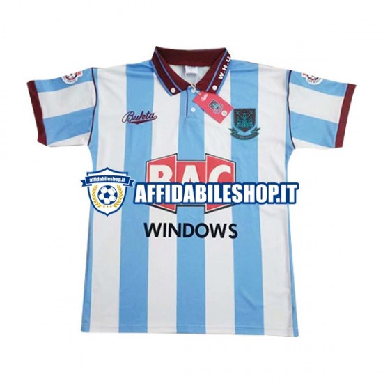 Maglia West Ham United Retro 1991-1992 Uomo Manica Corta, Gara Away