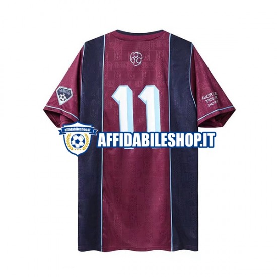 Maglia West Ham United Retro Iron Maiden 2011 Uomo Manica Corta, Gara Away