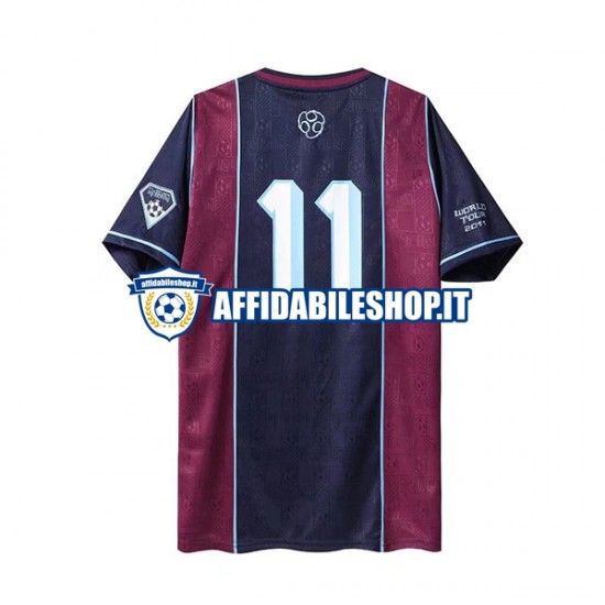 Maglia West Ham United Retro Iron Maiden 2011 Uomo Manica Corta, Gara Home