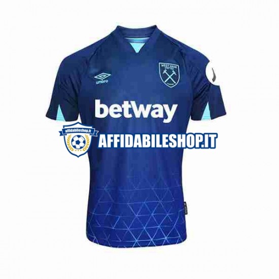 Maglia West Ham United 2023-2024 Uomo Manica Corta, Gara Terza