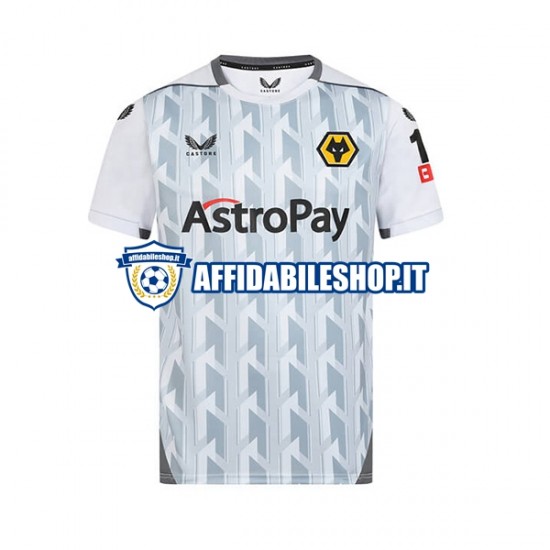 Maglia Wolverhampton Wanderers 2023-2024 Uomo Manica Corta, Gara Terza