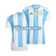 Maglia Argentina Blu Bianco Copa America 2024 Uomo Manica Corta, Gara Home