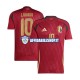 Maglia Belgio Rosso Romelu Lukaku 10 Euro 2024 Uomo Manica Corta, Gara Home