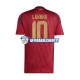 Maglia Belgio Rosso Romelu Lukaku 10 Euro 2024 Uomo Manica Corta, Gara Home