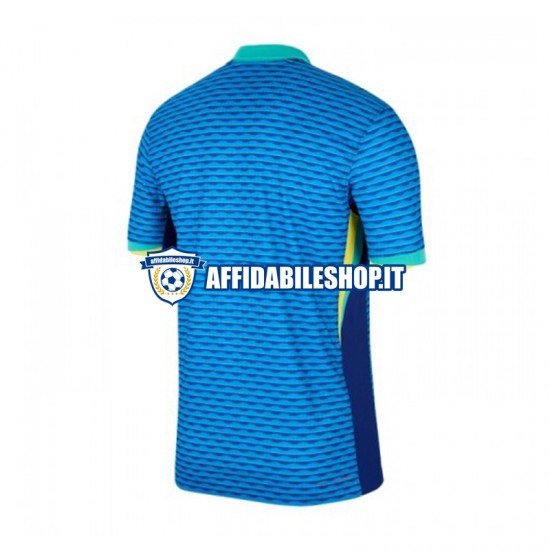 Maglia Brasile Blu Copa America 2024 Uomo Manica Corta, Gara Away