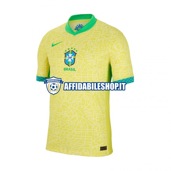 Maglia Brasile Copa America 2024 Uomo Manica Corta, Gara Home