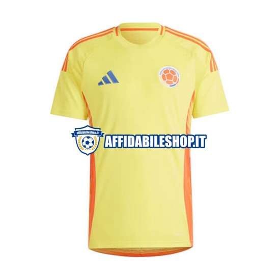 Maglia Colombia Copa America 2024 Uomo Manica Corta, Gara Home