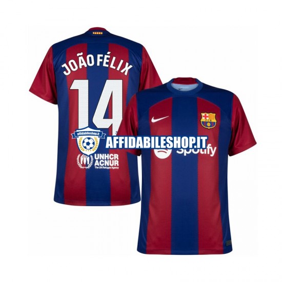 Maglia FC Barcelona Joao Felix 14 2023-2024 Uomo Manica Corta, Gara Home