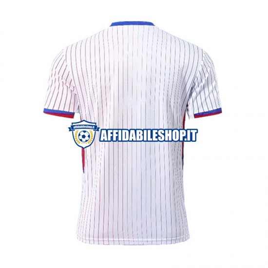 Maglia Francia Euro 2024 Uomo Manica Corta, Gara Away