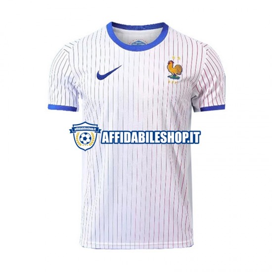 Maglia Francia Euro 2024 Uomo Manica Corta, Gara Away