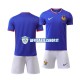 Maglia Francia Blu Euro 2024 Bambino 3-13 anni Manica Corta, Gara Home