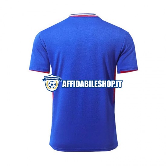 Maglia Francia Blu Euro 2024 Uomo Manica Corta, Gara Home