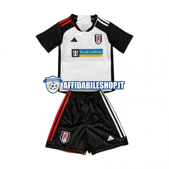 Maglia Fulham 2023-2024 Bambino 3-13 anni Manica Corta, Gara Home