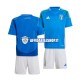 Maglia Italia Blu Euro 2024 Bambino 3-13 anni Manica Corta, Gara Home