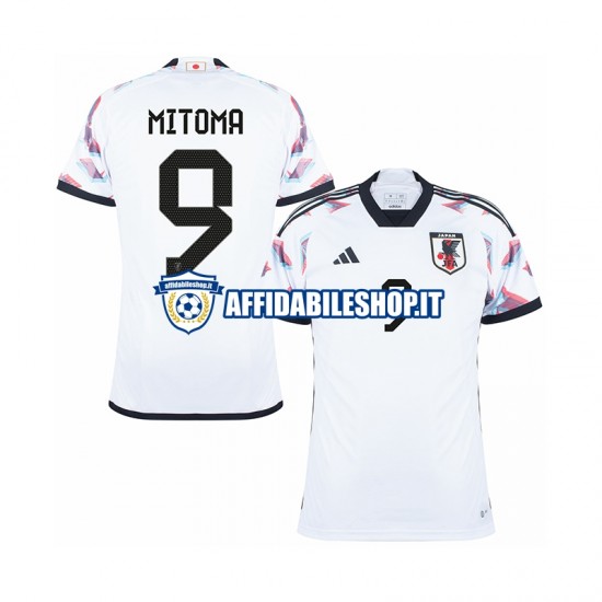 Maglia Giappone MITOMA 9 World Cup 2022 Uomo Manica Corta, Gara Away