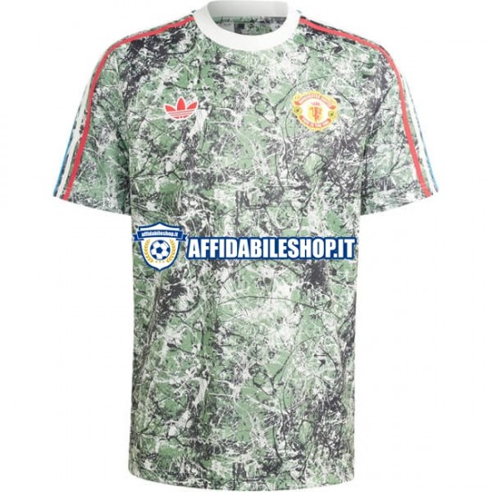 Maglia Manchester United Stone Roses 2023-2024 Uomo Manica Corta, Gara Home