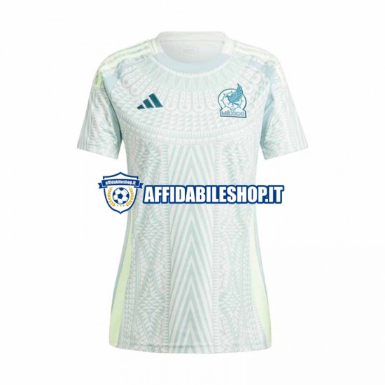 Maglia Messico Copa America 2024 Donna Manica Corta, Gara Away