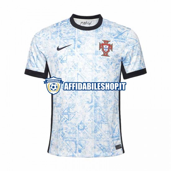 Maglia Portogallo Euro 2024 Uomo Manica Corta, Gara Away