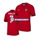 Maglia Portogallo Rosso Cristiano Ronaldo 7 Euro 2024 Uomo Manica Corta, Gara Home