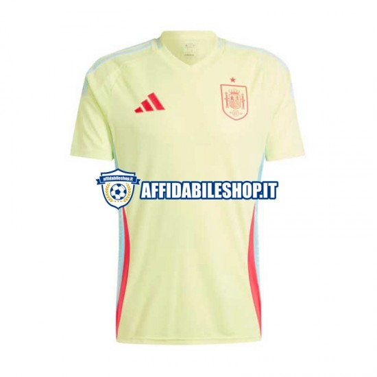 Maglia Spagna Euro 2024 Uomo Manica Corta, Gara Away